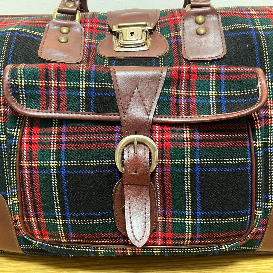 【超希少】吉田カバン ポーター タータンチェック ボストンバッグ 初期タグ