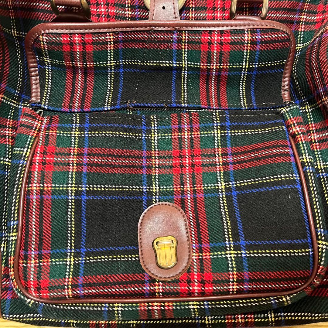 【超希少】吉田カバン ポーター タータンチェック ボストンバッグ 初期タグ
