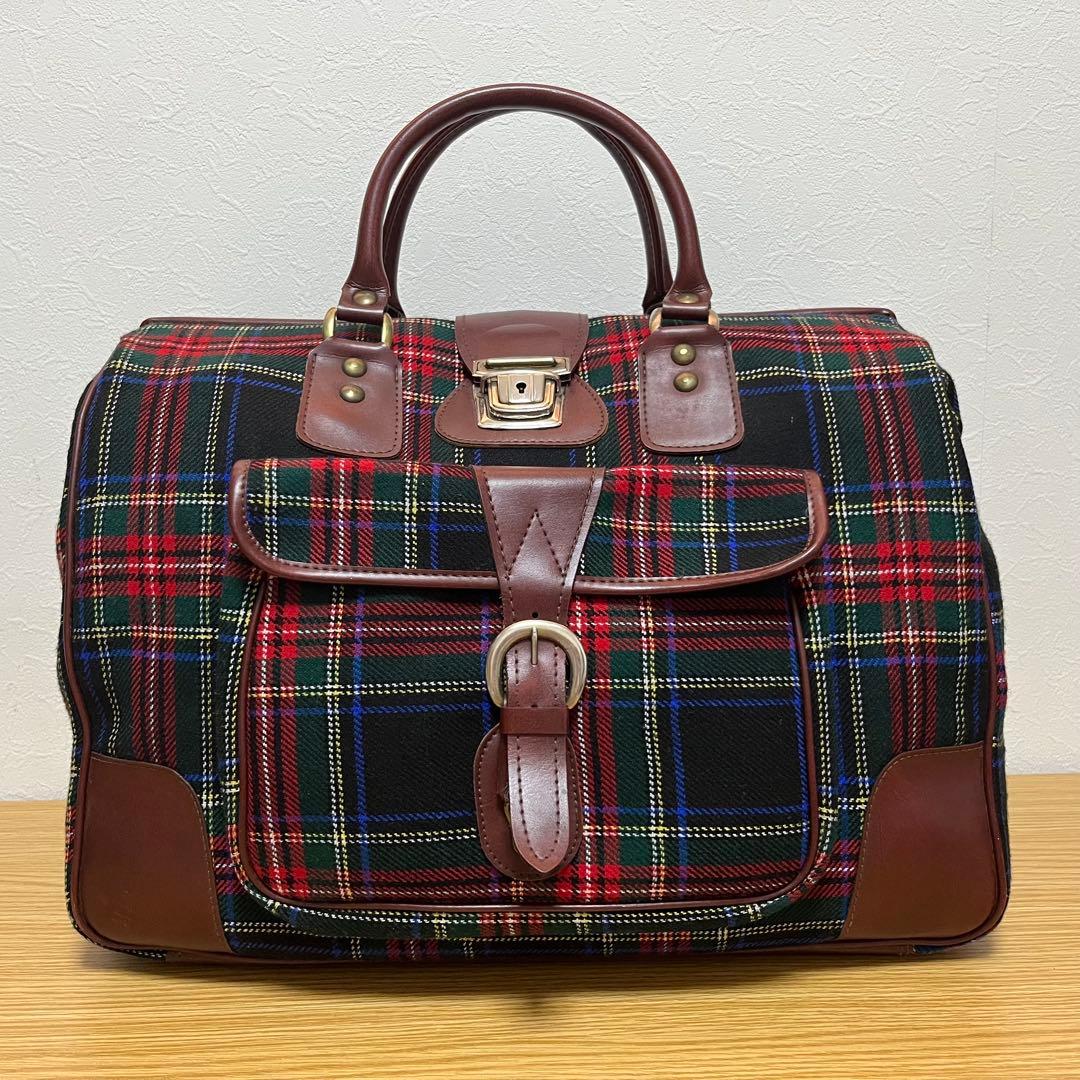 【超希少】吉田カバン ポーター タータンチェック ボストンバッグ 初期タグ