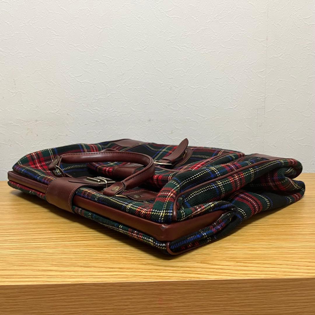 【超希少】吉田カバン ポーター タータンチェック ボストンバッグ 初期タグ