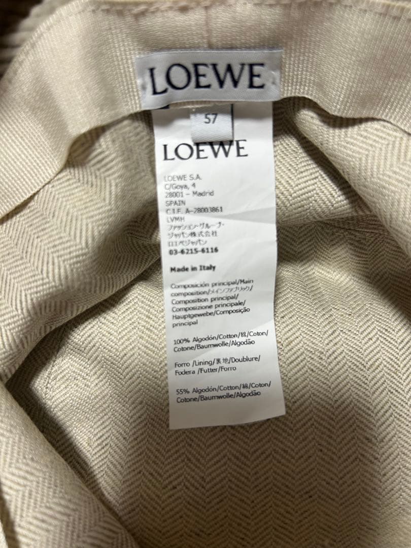 最終価格　極美品　LOEWE ロエベ　コーデュロイ　ハット