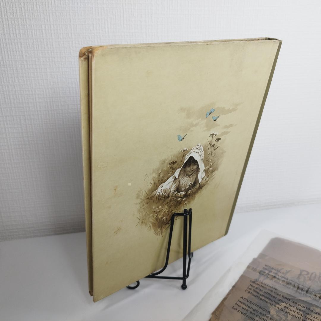 ヴィクトリアン洋書 絵本 ジャンクジャーナル 洋書 アンティーク bo f77E