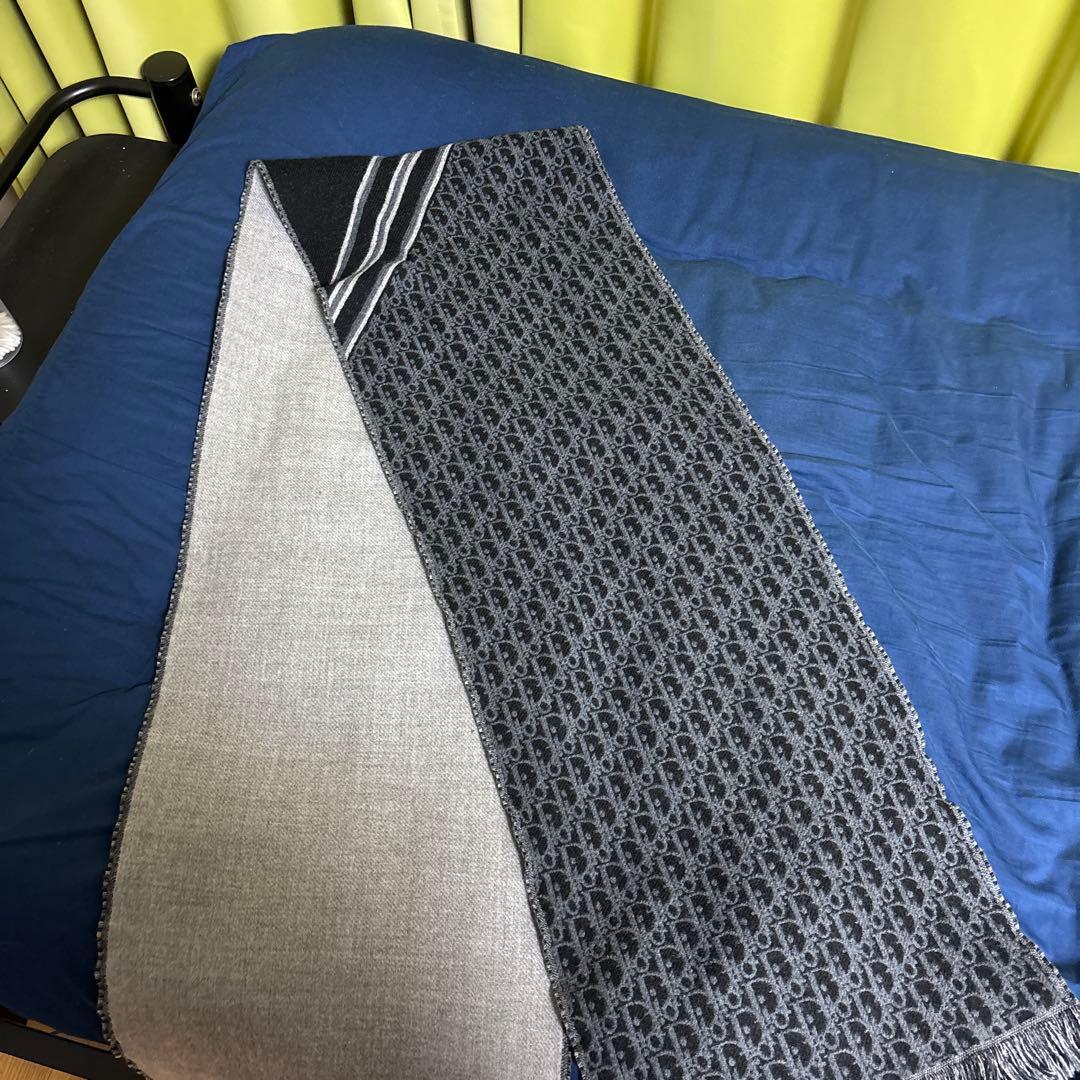 Christian Dior ディオール マフラー オブリーク ウール