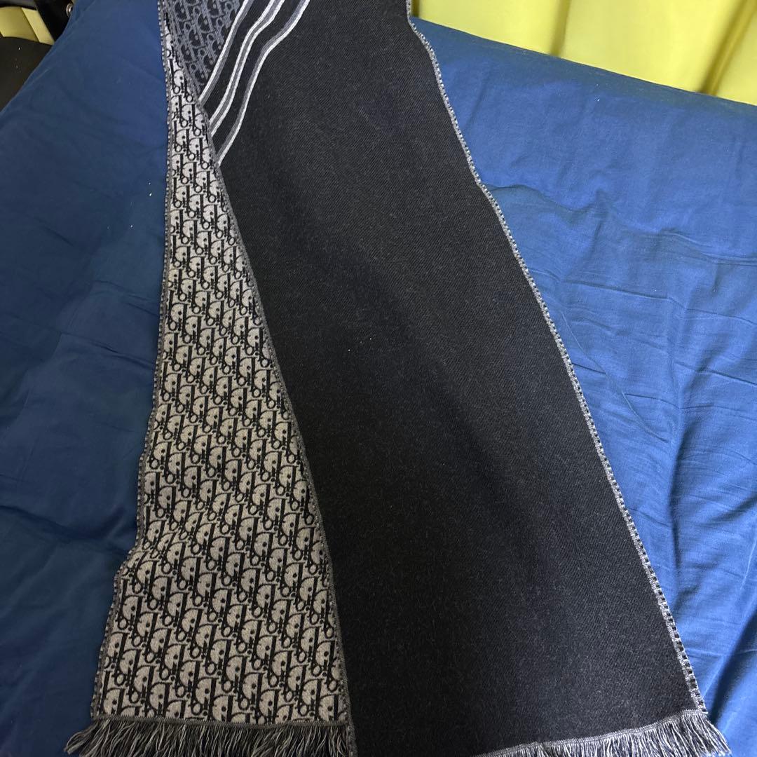 Christian Dior ディオール マフラー オブリーク ウール