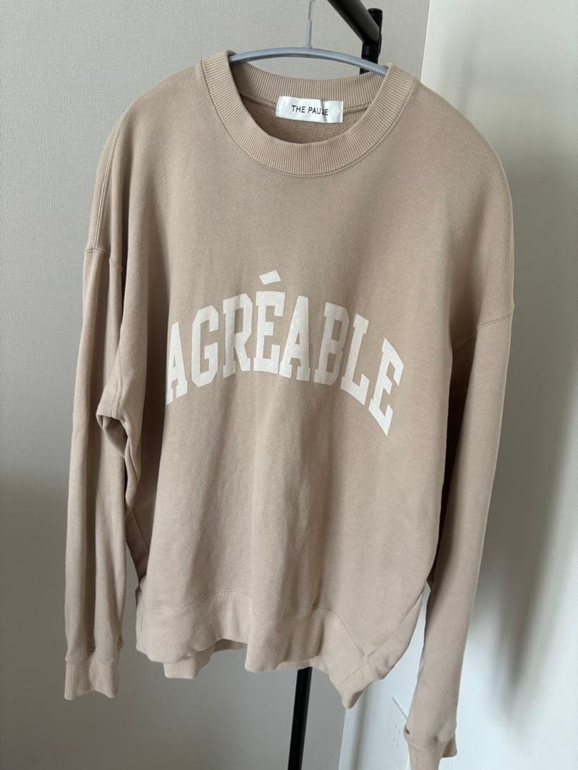 ウィムガゼット　ロゴスウェットプルオーバー