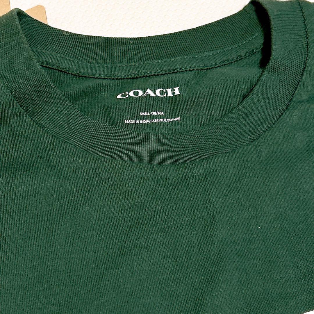 ひ*ん様 【未使用品】ロング Tシャツ 緑　コーチ　COACH 長袖カットソー