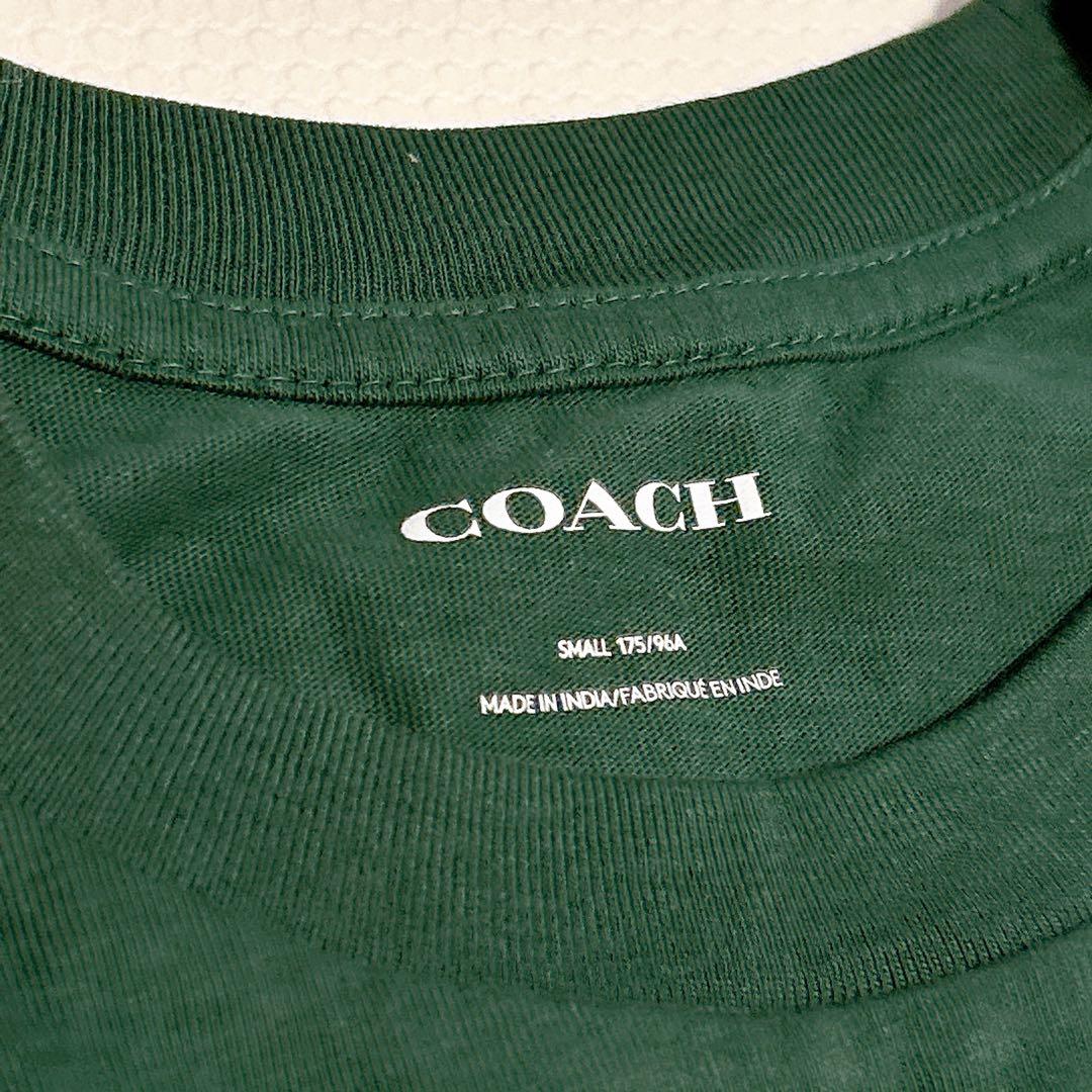 ひ*ん様 【未使用品】ロング Tシャツ 緑　コーチ　COACH 長袖カットソー