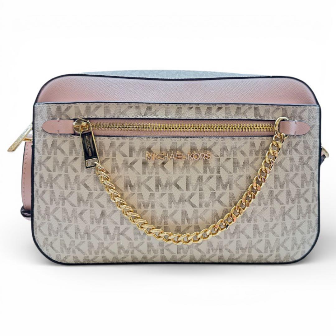 未使用　定価¥57,200マイケルコース MKシグネチャー ショルダーバッグ