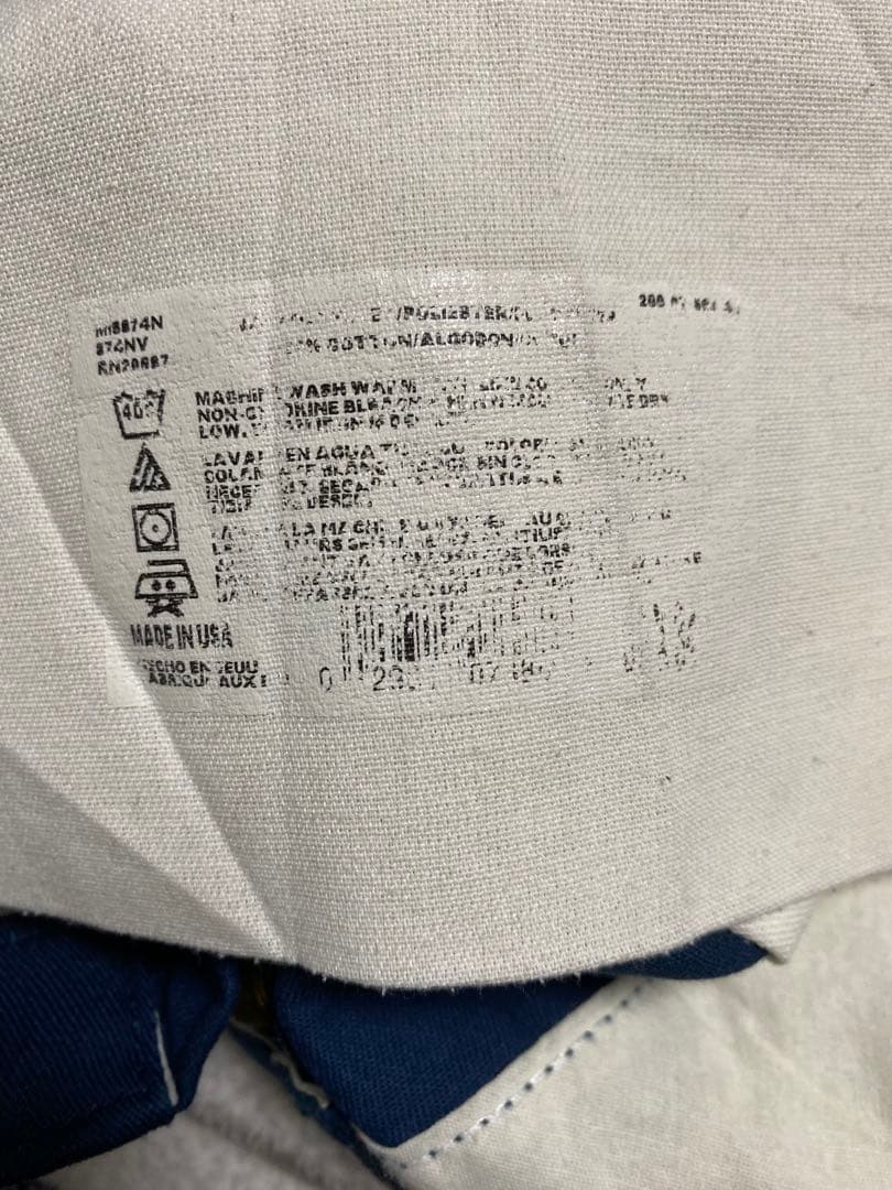 90s Dickies 874 USA製 紺 ネイビー 34×30 アメカジ