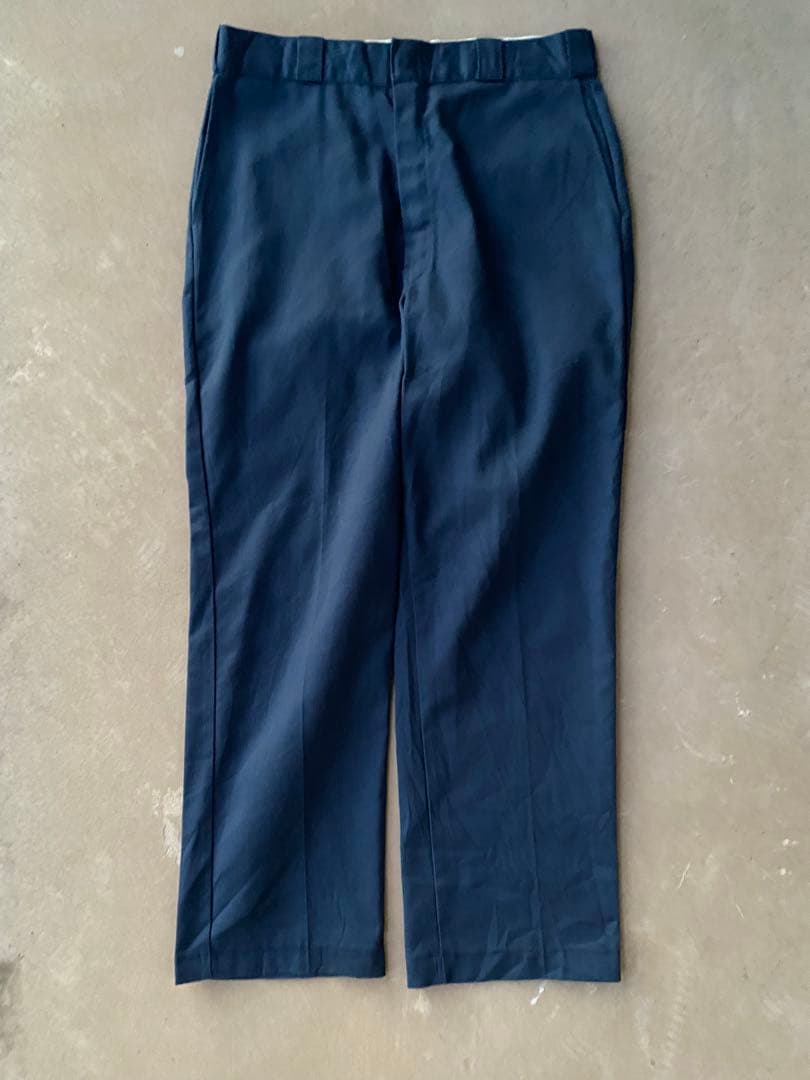 90s Dickies 874 USA製 紺 ネイビー 34×30 アメカジ