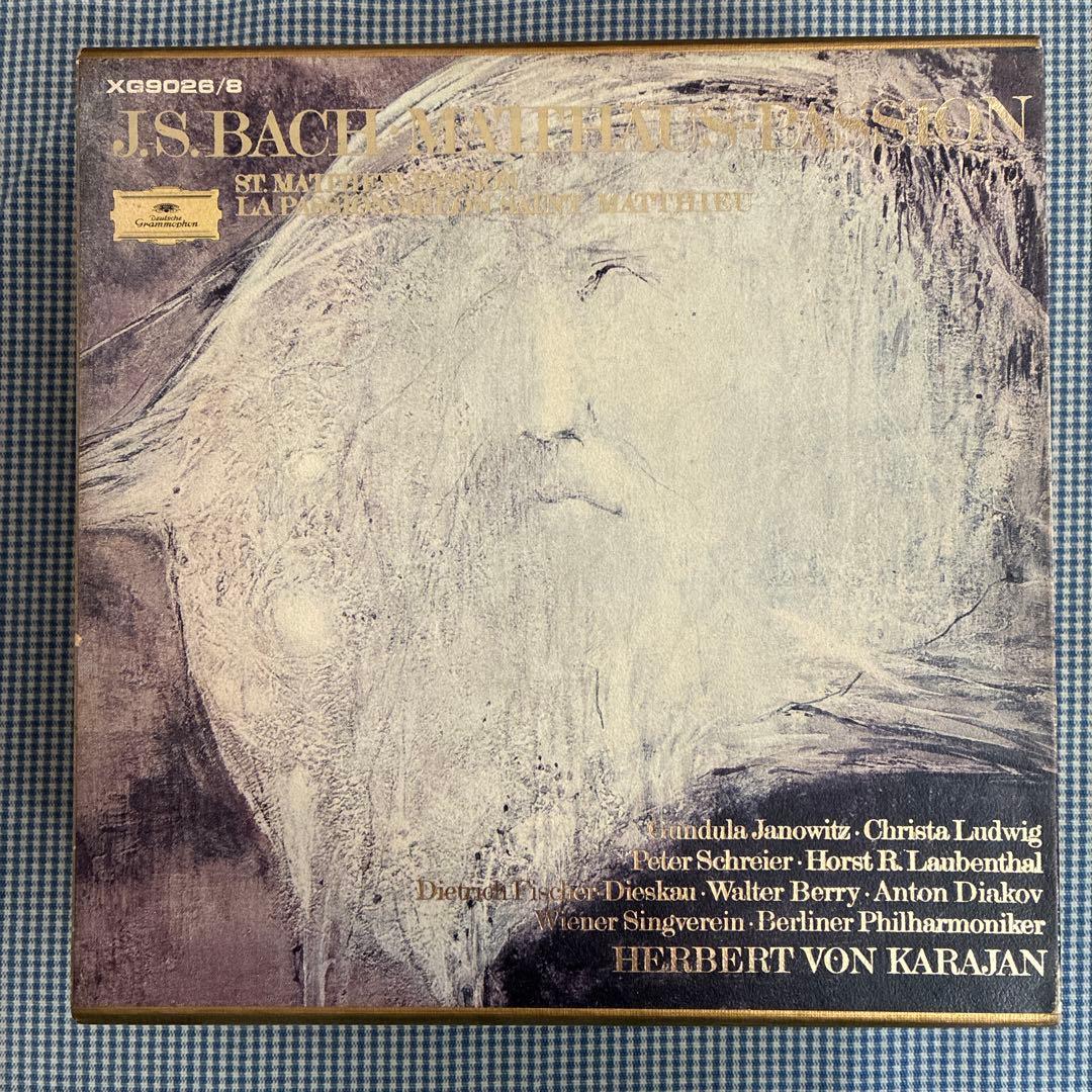 【4トラックテープ】JSバッハ/マタイ受難曲BWV244 カラヤン指揮/BPO