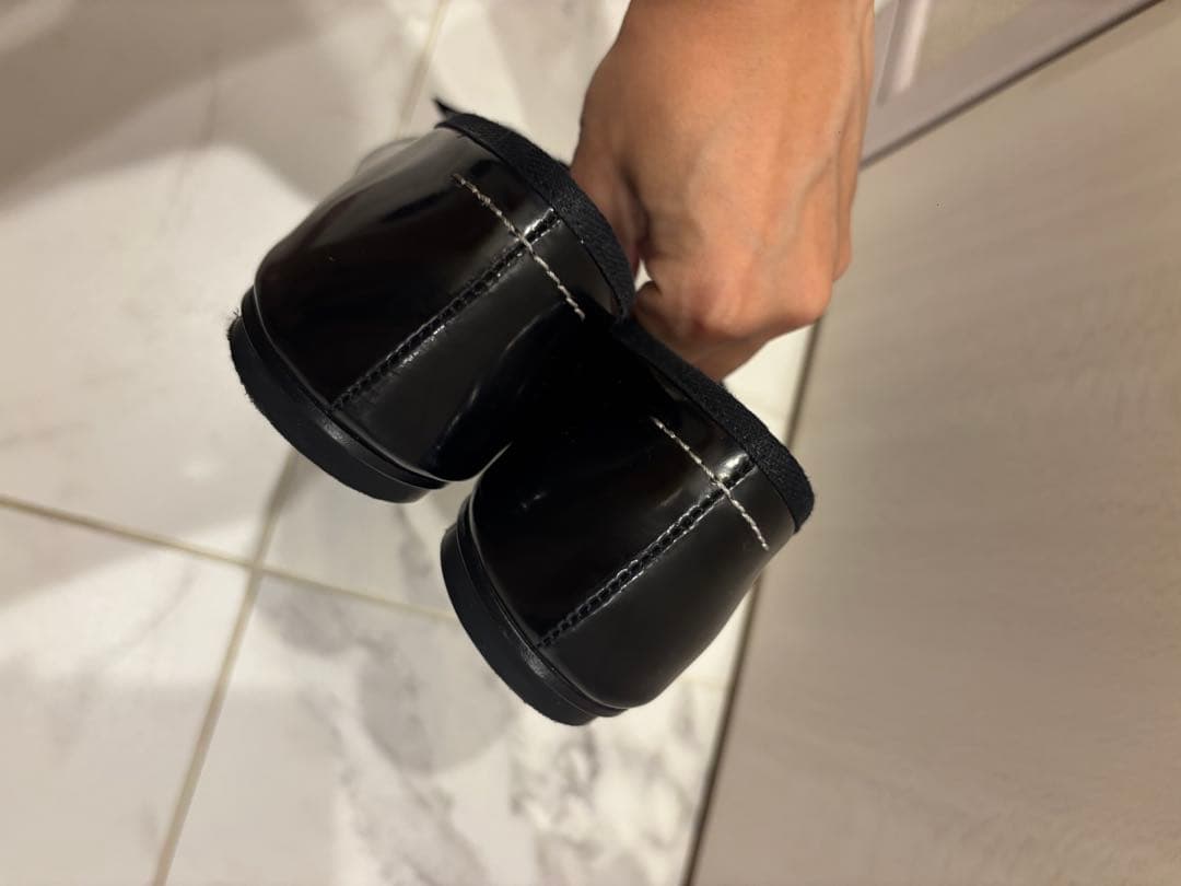 MM6 メゾンマルジェラ　黒 フラットシューズ 24.5-25cm