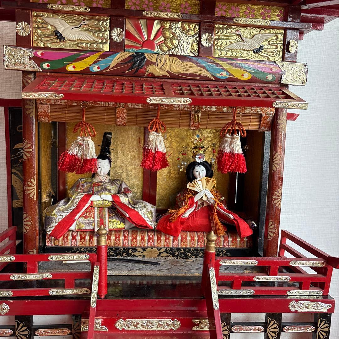 御殿飾り雛人形　最終お値下げです。