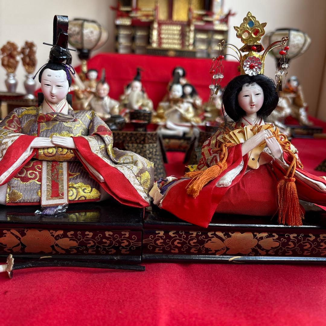 御殿飾り雛人形　最終お値下げです。