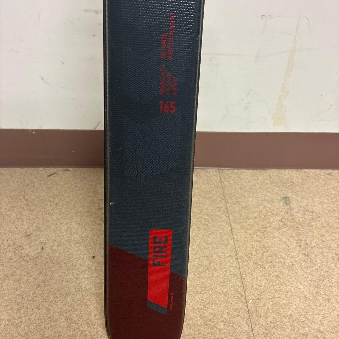 Fisher FIRE 165cm スキー板 ビンディング付 初・中級 軽量
