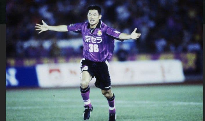 1999年　京都パープルサンガ　三浦知良　36番　正規品　当時物　美品