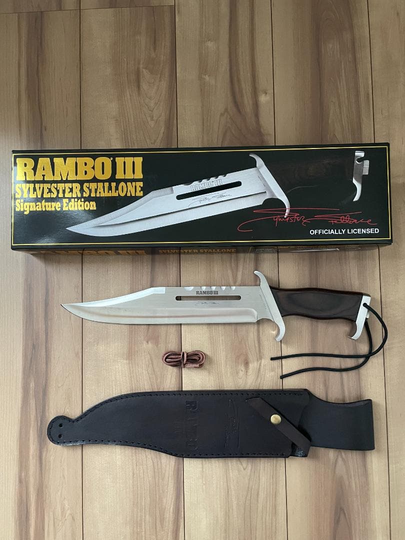 RAMBO ランボー Ⅰ Ⅱ Ⅲ 公式レプリカナイフ シリアルナンバー セット