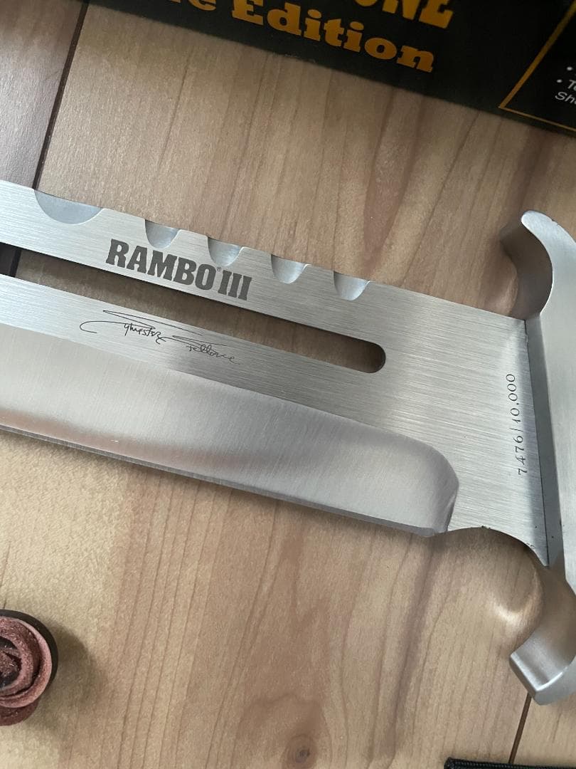 RAMBO ランボー Ⅰ Ⅱ Ⅲ 公式レプリカナイフ シリアルナンバー セット