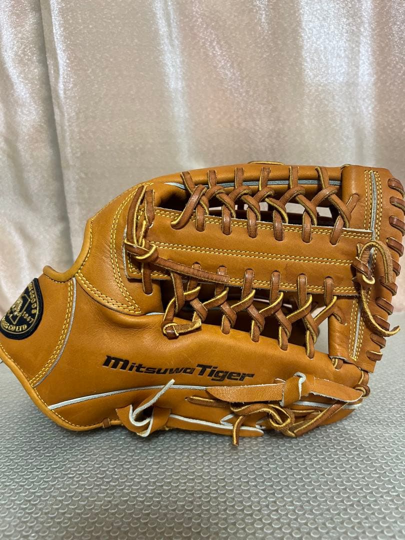 MITSUWA TIGER ミツワ タイガー 軟式グローブ 外野用
