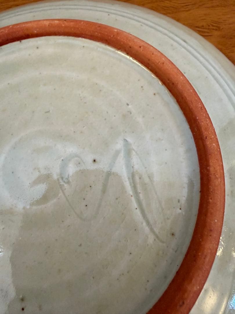 イムサエム 染付 安南手 輪花皿 プレート　　 6寸 作家物 うつわ