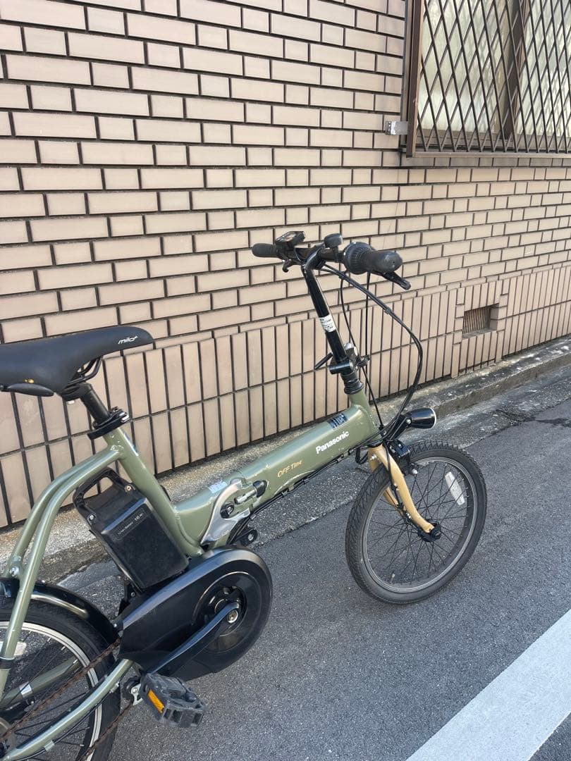 16ah折り畳みパナソニック電動アシスト自転車20インチ