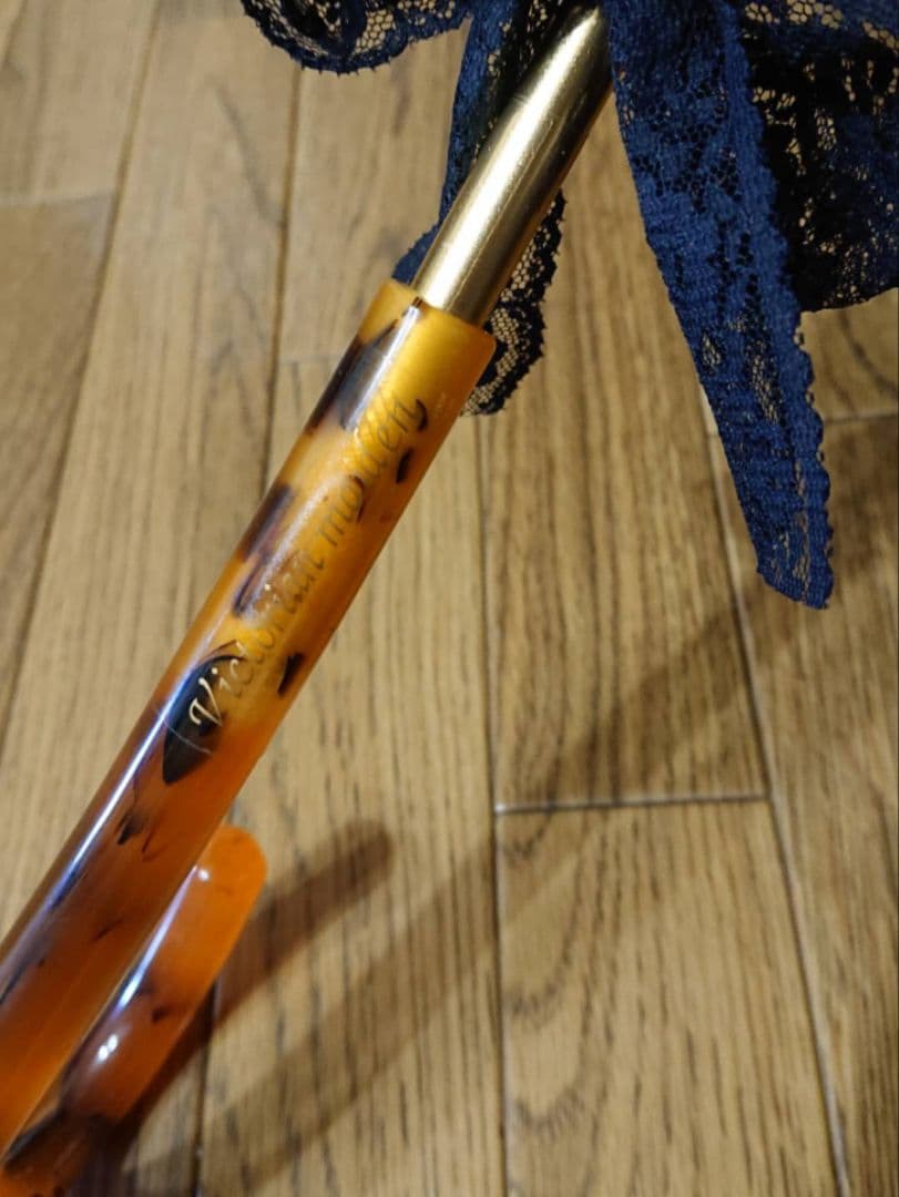 【処分価格☆】ヴィクトリアンメイデン フェアリードールフリルパラソル 黒 使用少