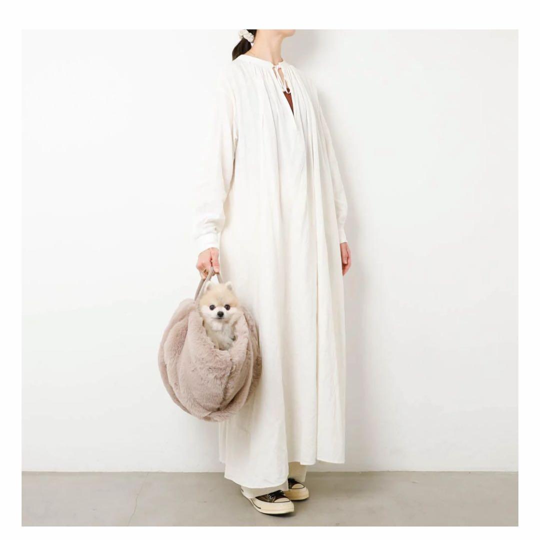 monchéri 2wayハンモック型メッシュ付きファースリングバッグ モカ