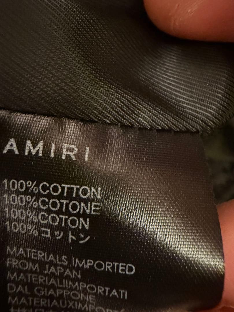AMIRI スタジャン ブラック S