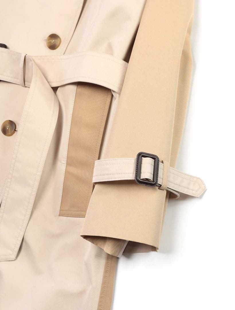 Weekend MaxMara 2wayリバーシブルテクニカルトレンチ 38