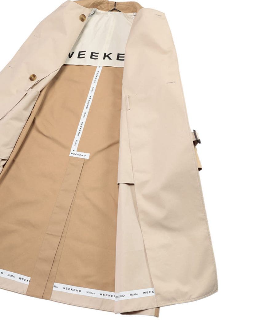 Weekend MaxMara 2wayリバーシブルテクニカルトレンチ 38