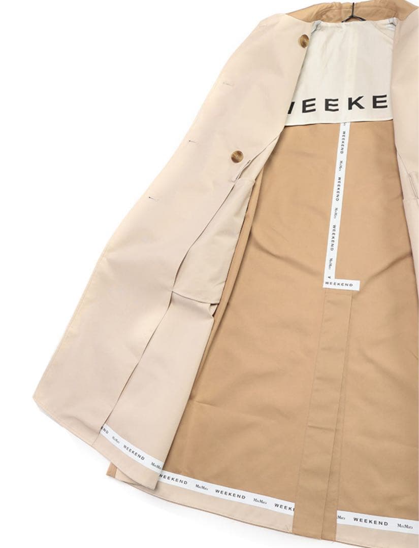 Weekend MaxMara 2wayリバーシブルテクニカルトレンチ 38