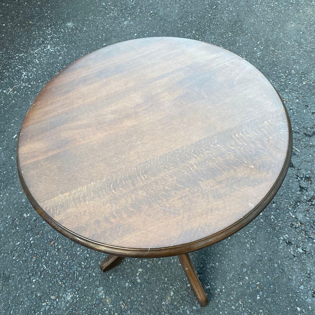 森のサーカス　丸テーブル　高さ68cm カフェ風 テーブル 円形木製