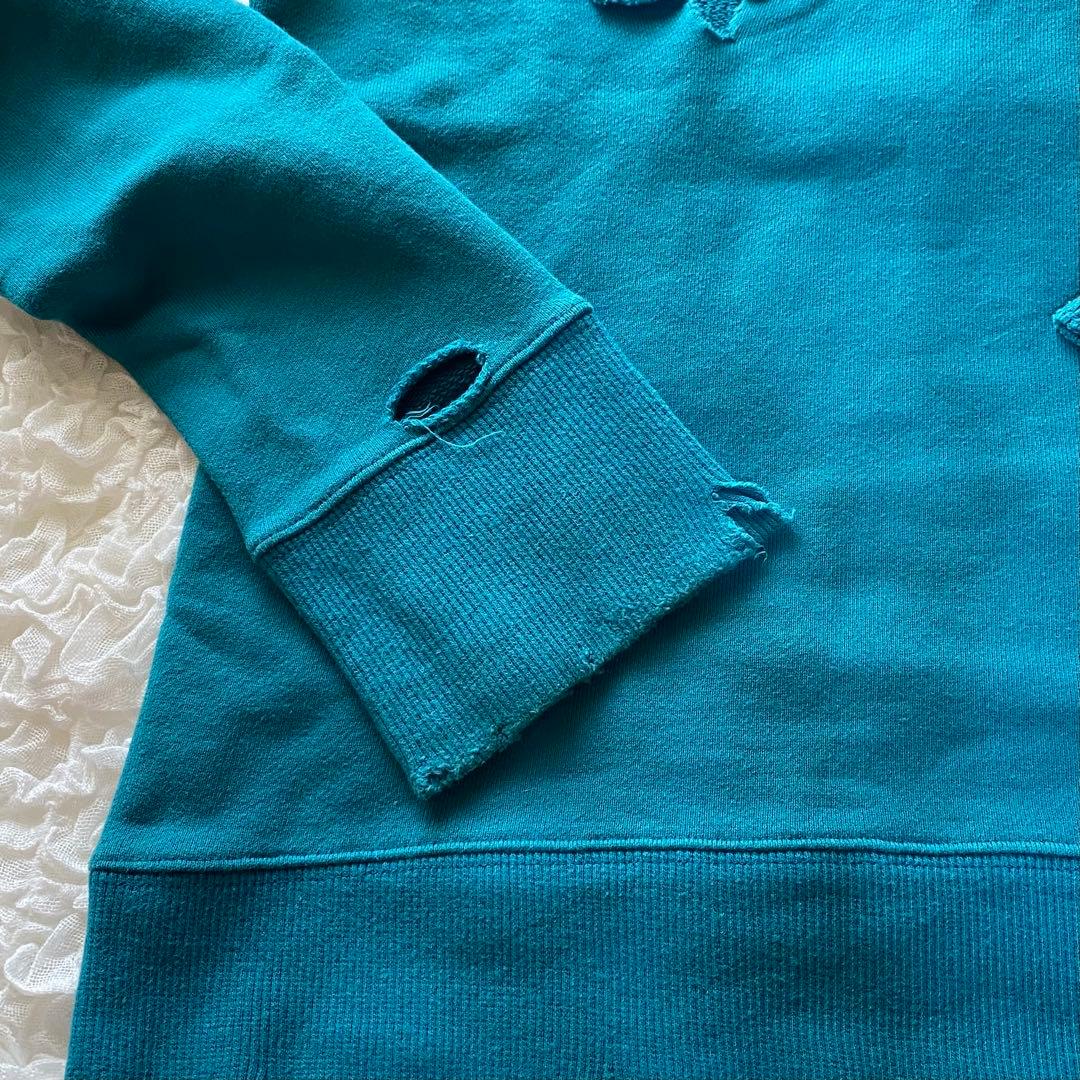 LGBクラッシュ加工SWEATトレーナーY2K人気スウェット希少archive