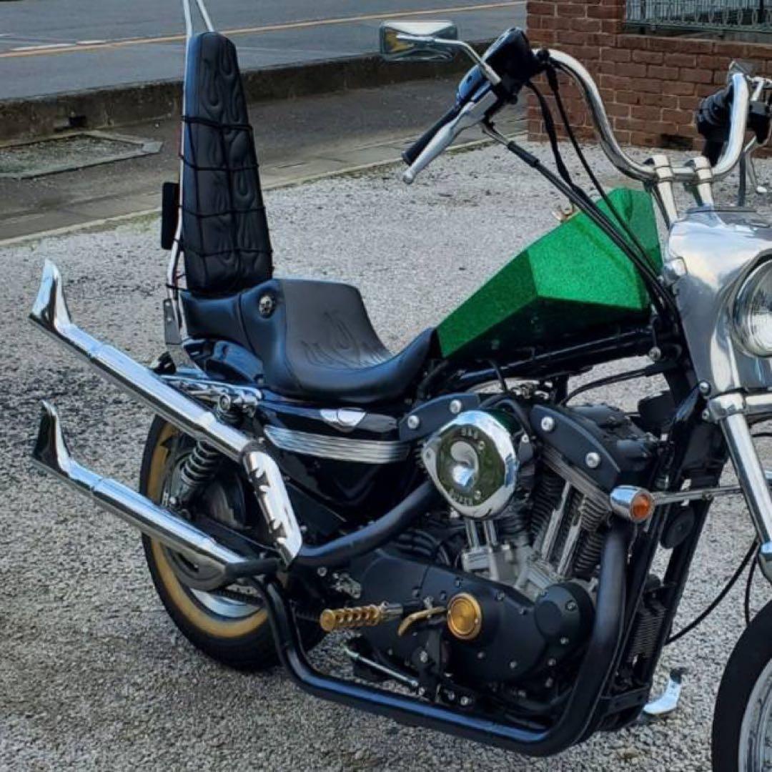 ハーレー　スポーツスターワンオフアップマフラー