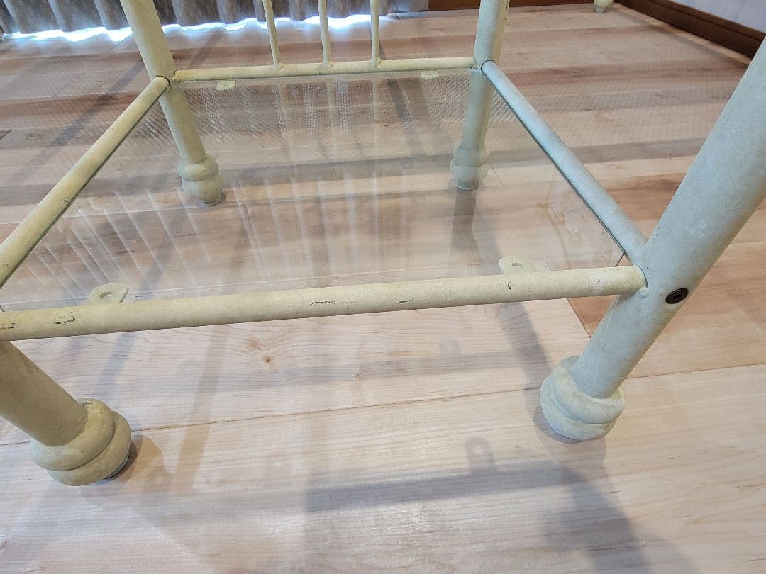 アイアンベッド&ナイトテーブル　アンティーク　静岡東部直接お渡し希望