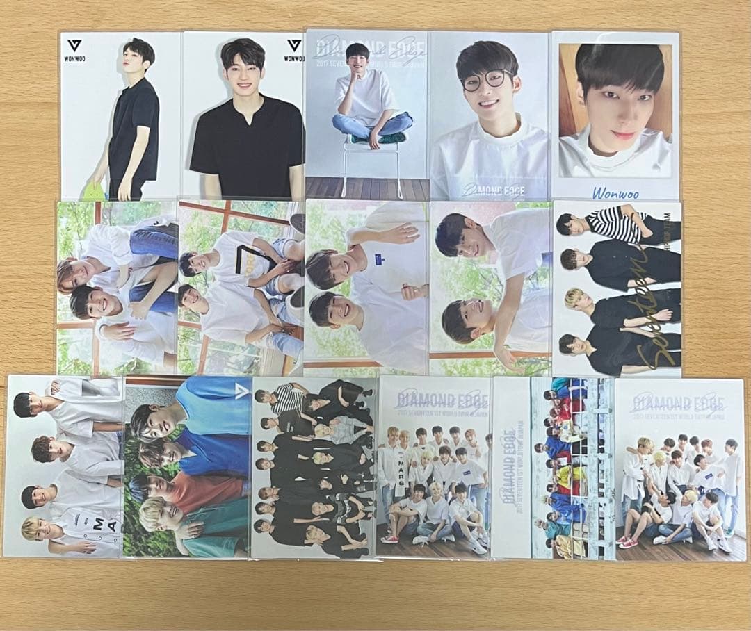セブチ　SEVENTEEN トレカ　ウォヌ　diamondedge