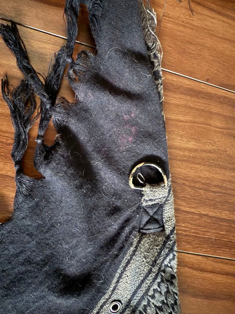 アンダーカバー　アフガンストール　０６ＳＳ　スタッズ