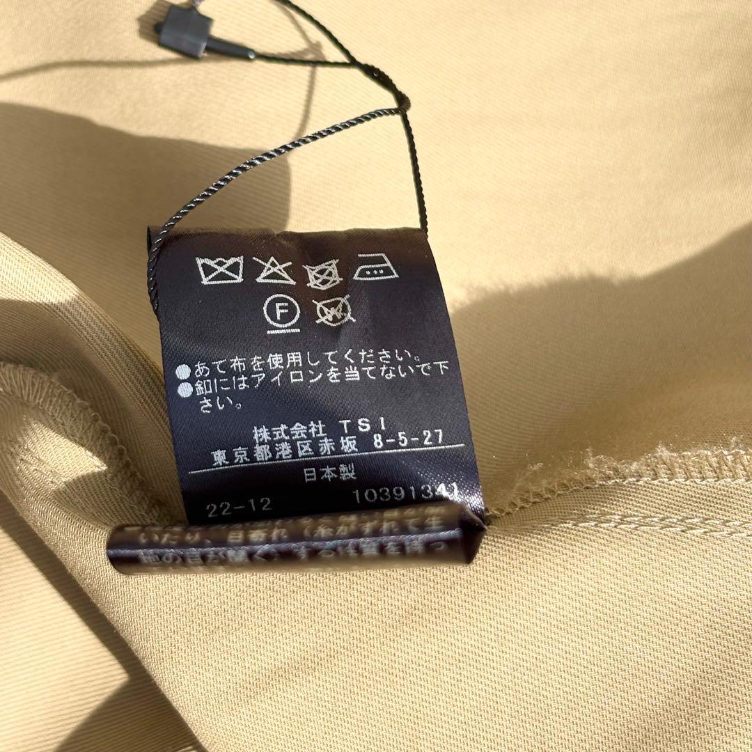 ♡ほぼ未使用　 アドーア コットンツイルロングコート 定価9万　キャメル