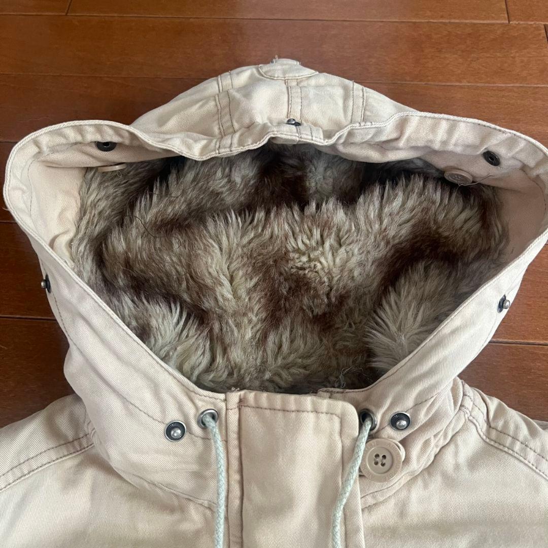 アバクロンビー＆フィッチ　ファー　ボア　フードジャケット