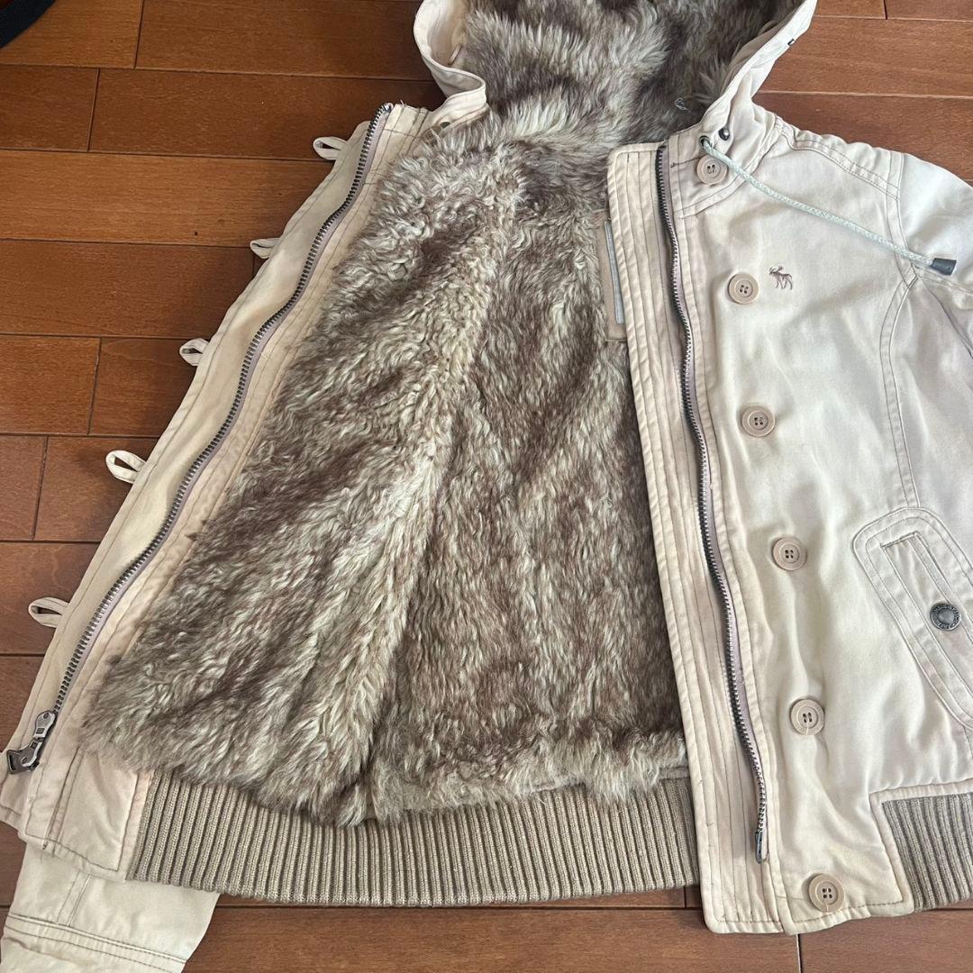 アバクロンビー＆フィッチ　ファー　ボア　フードジャケット