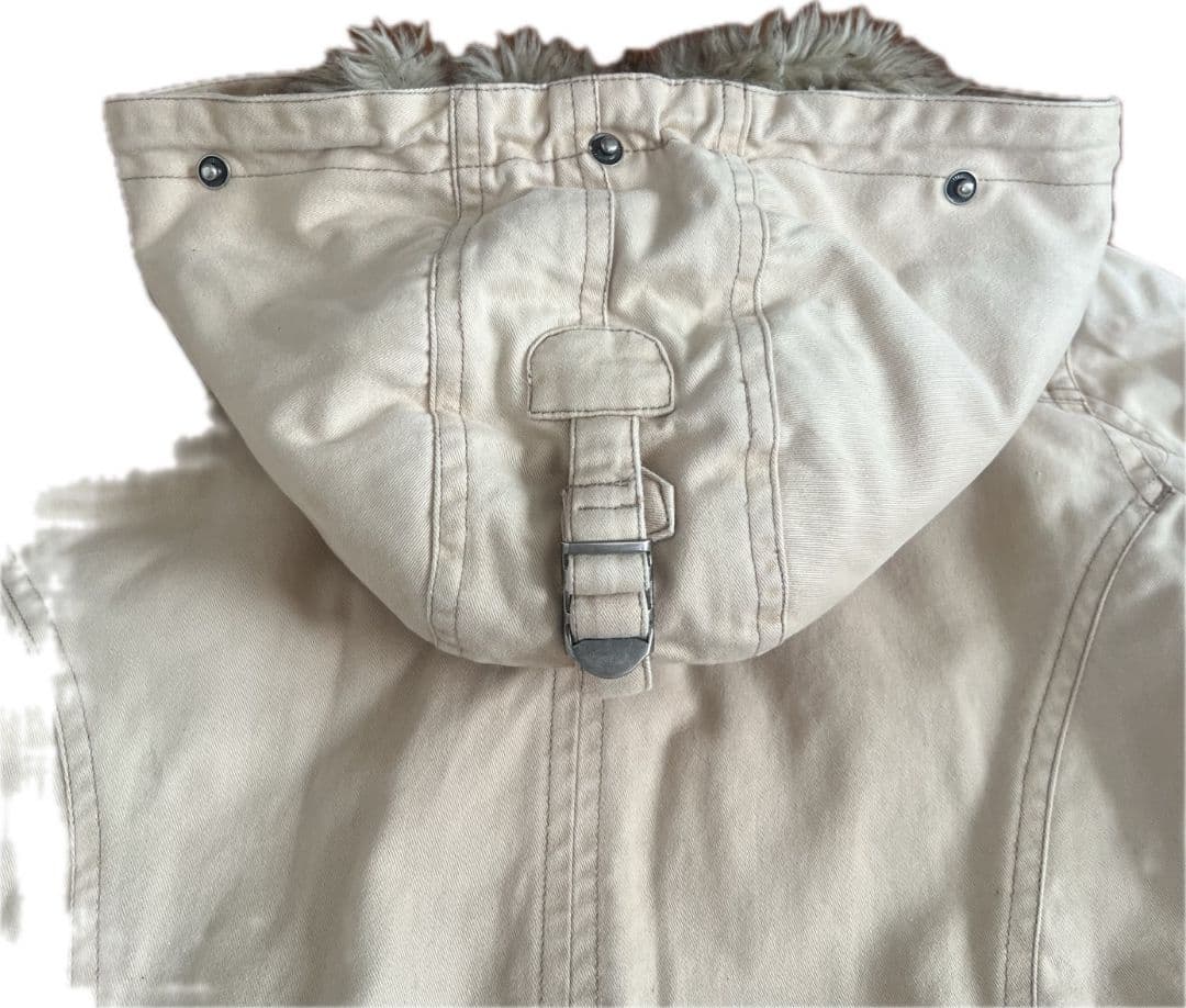 アバクロンビー＆フィッチ　ファー　ボア　フードジャケット