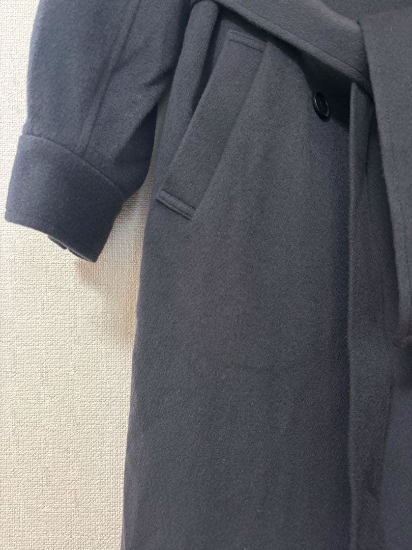 【パブリックトウキョウ】オーバーヨークコート　チャコールグレー