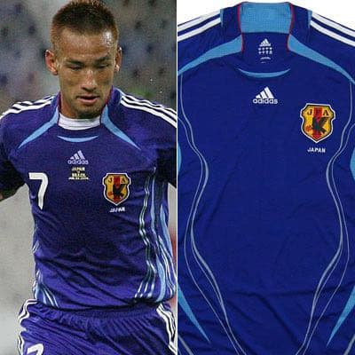 adidas 日本代表 06/07 ユニフォーム ホーム半袖 O 刃文