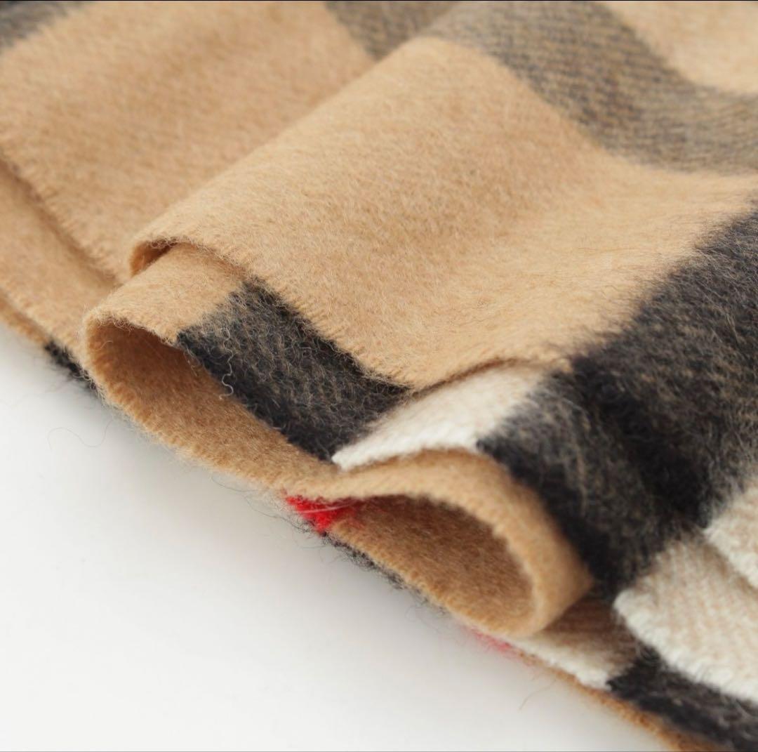 【最終値下げ✨】BURBERRY マフラー チェック柄 カシミヤ100％