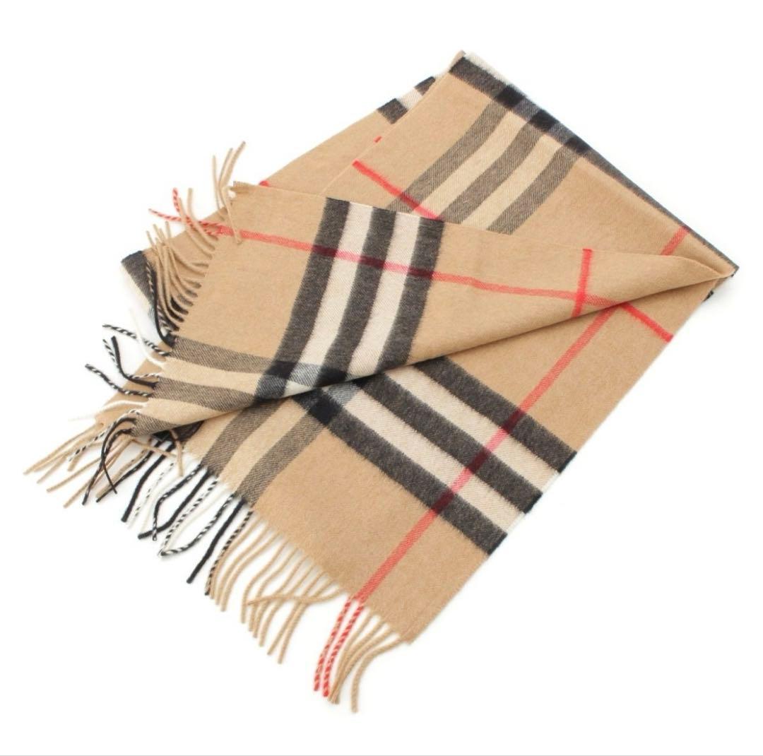 【最終値下げ✨】BURBERRY マフラー チェック柄 カシミヤ100％