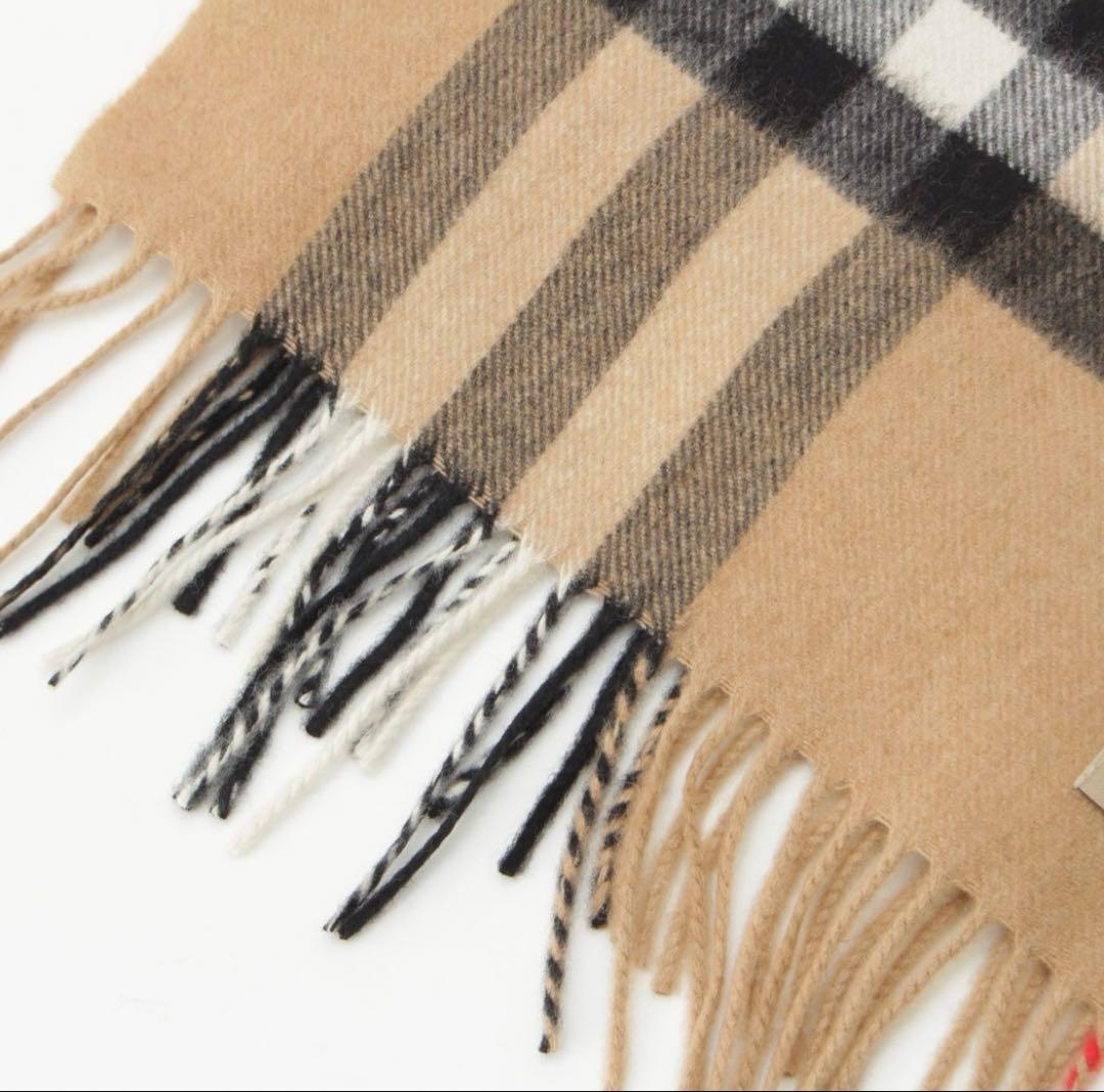 【最終値下げ✨】BURBERRY マフラー チェック柄 カシミヤ100％
