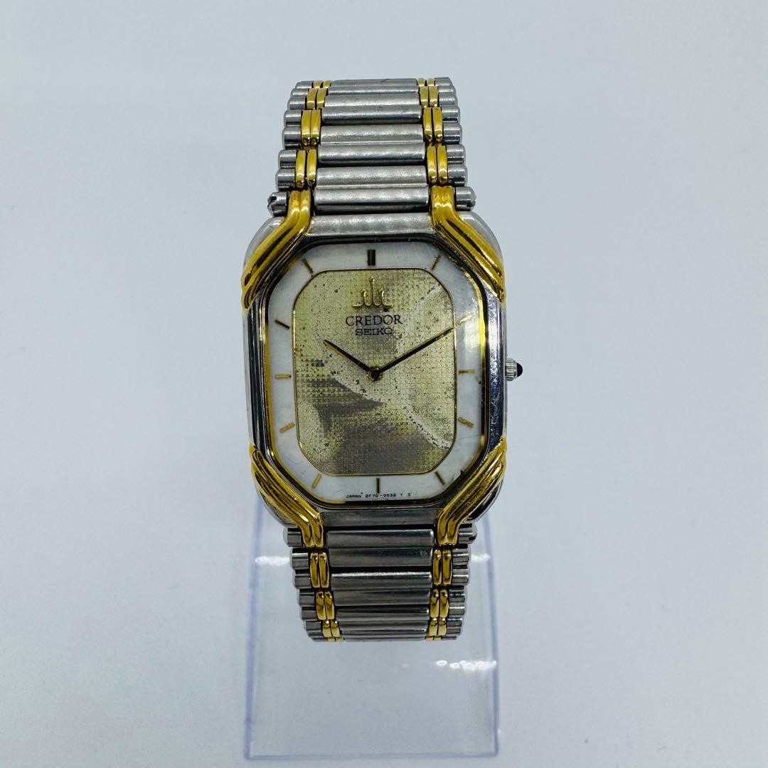 ✨SEIKO✨セイコー✨CREDOR✨ベゼル18KT✨コンビカラー✨腕時計✨