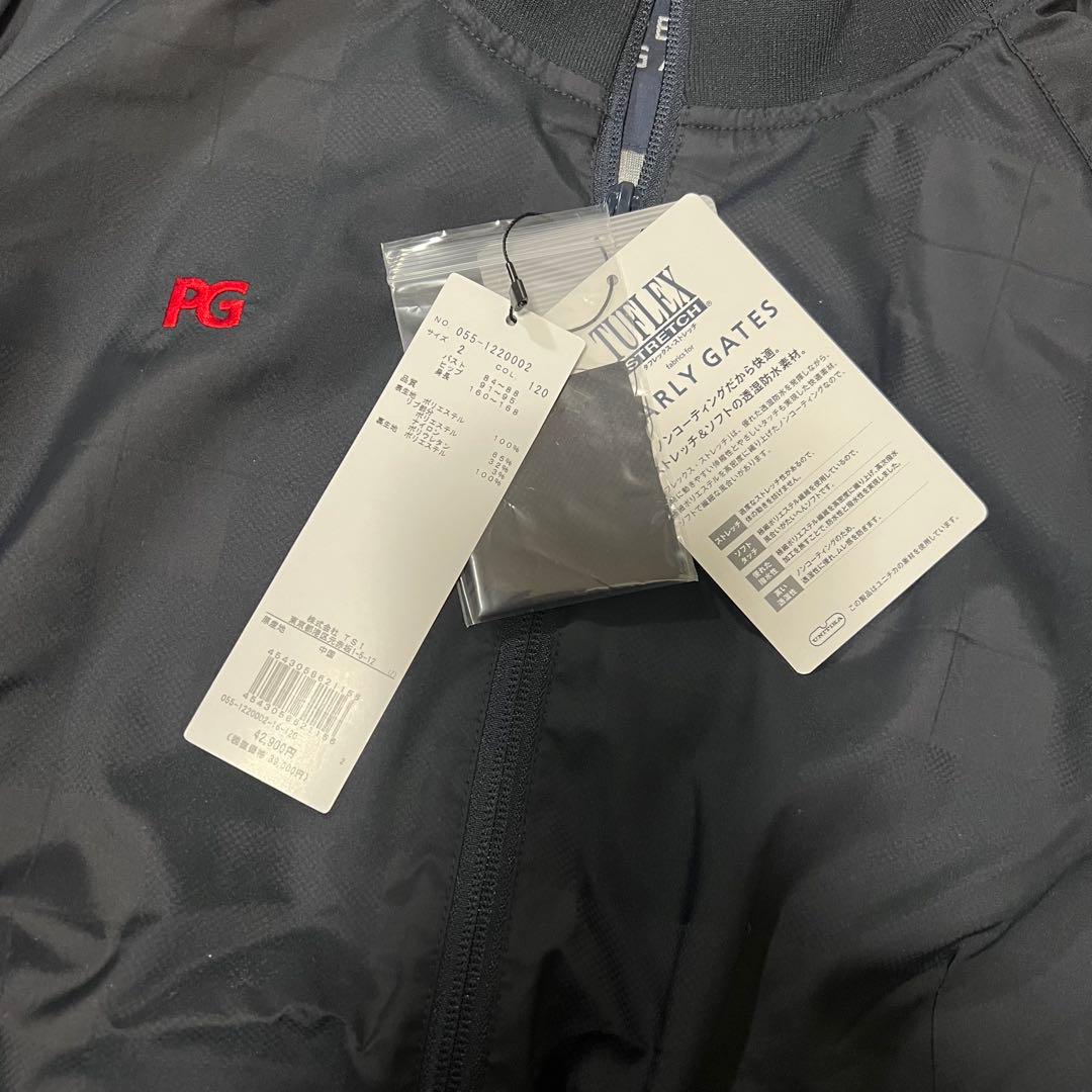 パーリーゲイツ タフレックス サーモトロン ブルゾン ネイビー チェック 新品