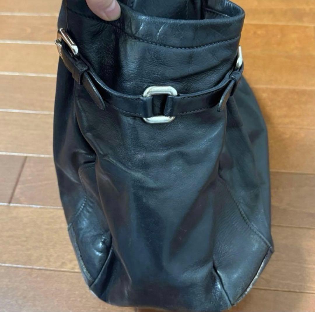 【PRADA プラダ】レザートートバッグ　黒