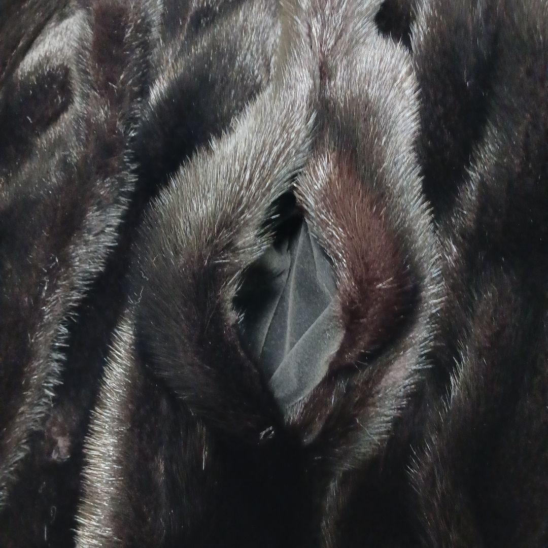 ✨極美品✨トーホーミンク TIGUE ミンクコート 黒 11